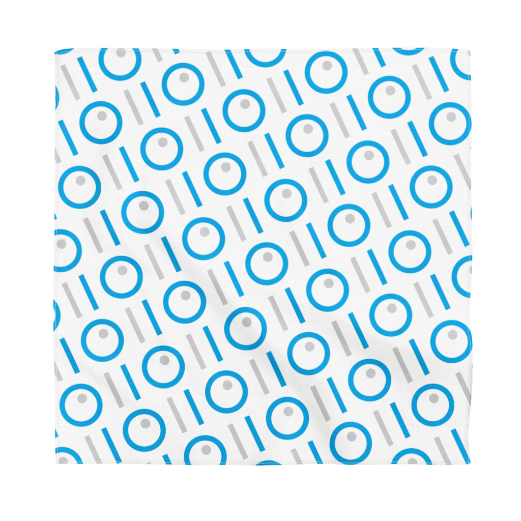 101DESIGNの10周年記念バージョンロゴ総柄バンダナ